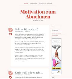 Screenshot Wordpress Webdesign für Affilate Website