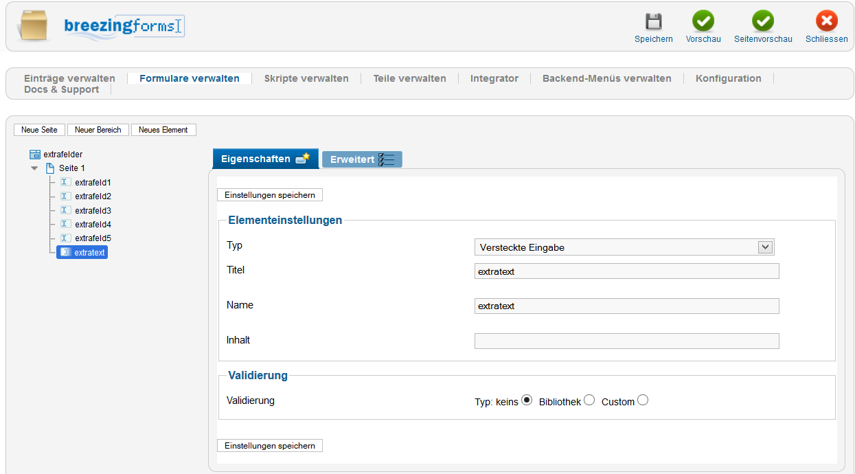 Joomla Tipp K2 Extrafelder per BreezingForms Integrator füllen