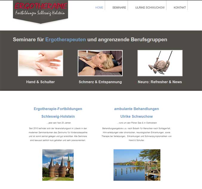 Screenshot: Muster für CMS Joomla! Web Medium