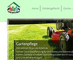 Website von HaGarTe, Neustadt in Holstein