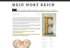 Screenshot Joomla Webdesign für Autoren und Blogger