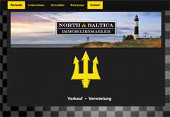 Screenshot Joomla Webdesign und Template für Immobilienmakler